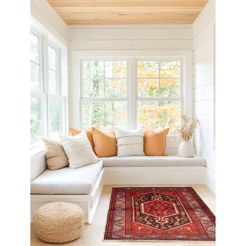 ECARPETGALLERY Hand-knotted Anadol Black Wool Rug - 4'7 x 7'3