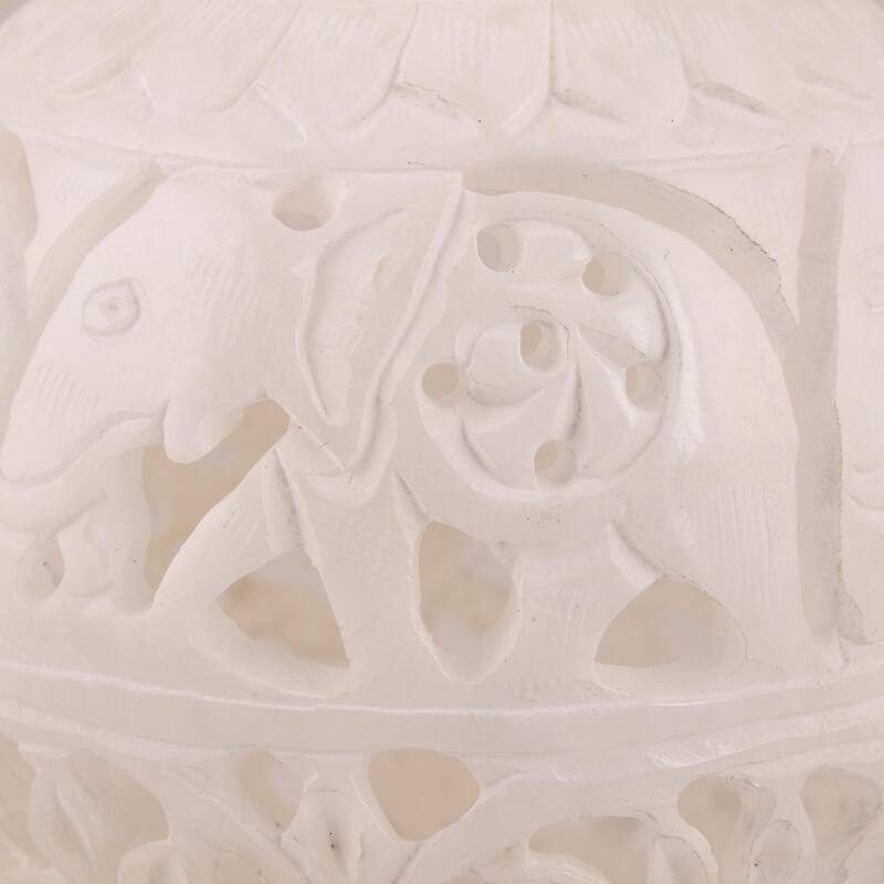 Novica Handmade Royal March Alabaster Decorative Vase