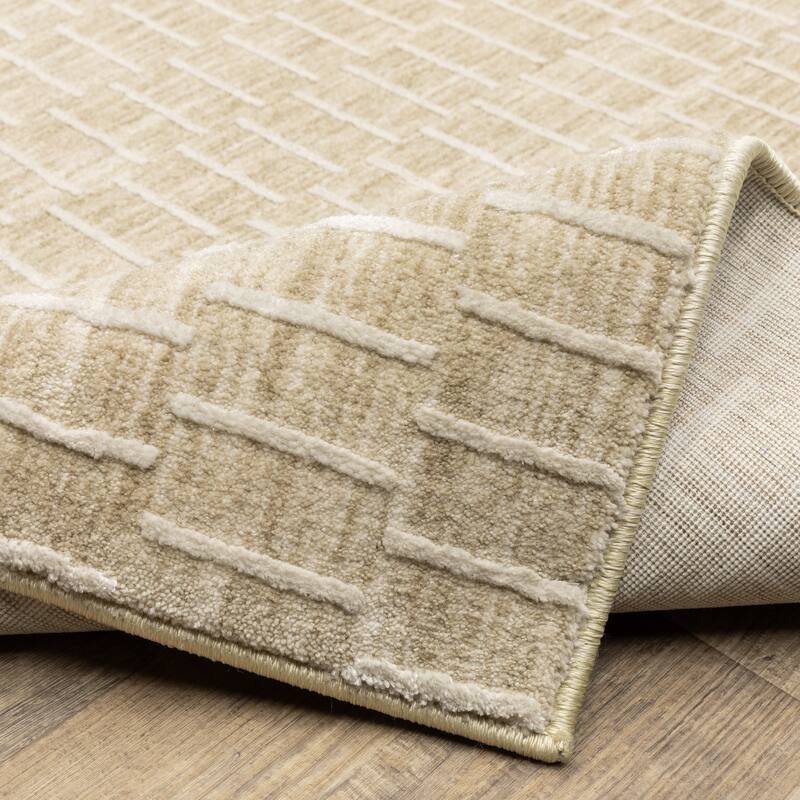 Style Haven Owen Modern Geometric Lines Area Rug