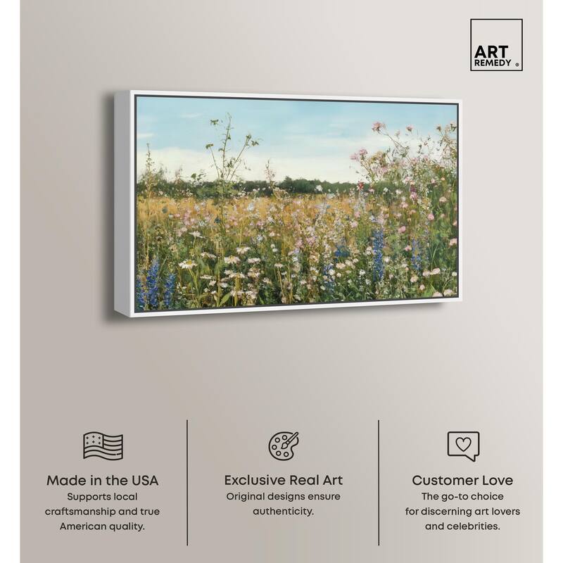 Glimmering Glade Garden II Canvas by Art Remedy