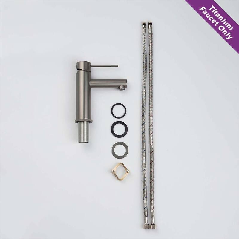 Luxury Solid Brass Single Hole Bathroom Faucet