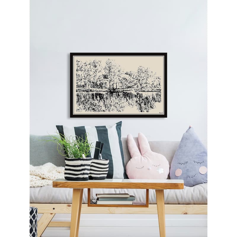 Open Flow Framed Print