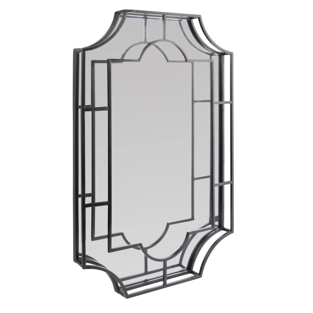 Metal Framed Wall Mirror - 23.8"L x 2.8"W x 35.9"H