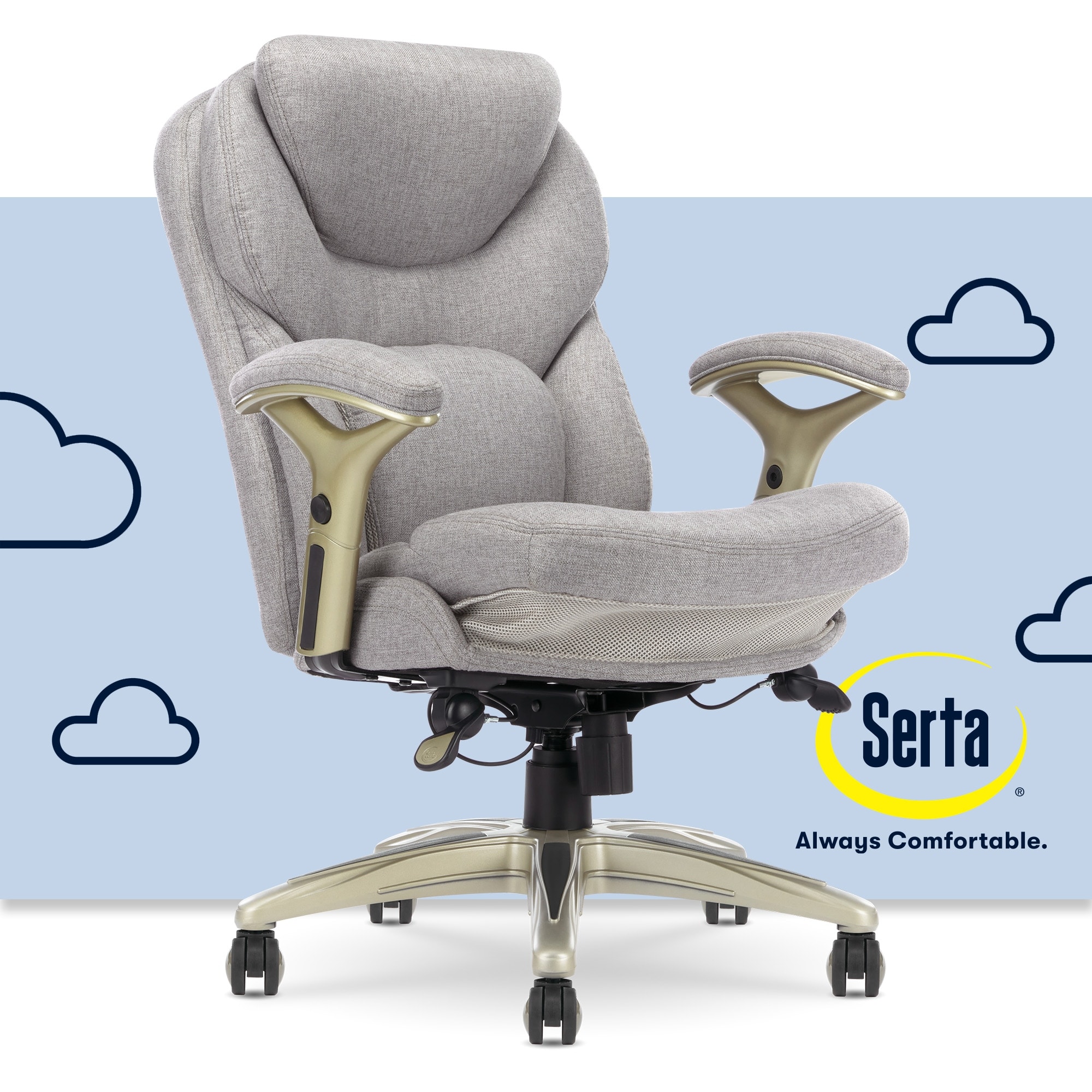 Serta works ergonomic online executive office chair review