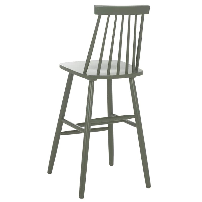 SAFAVIEH Zillah 24-inch Spindle Farmhouse Counter Stool (Set of 2) - 17.7" x 20.5" x 39.1" - 18"W x 21"D x 39"H