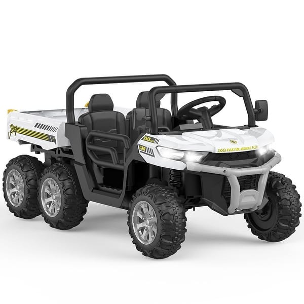 slide 2 of 8, 24V 2 Seater Ride On Dump Truck with Remote Control