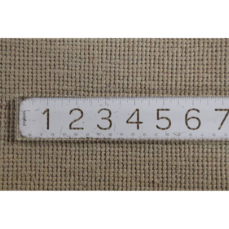 Hand Knotted Oriental 100% Wool Carpet Modern Solid Green Gabbeh Area Rug - 12' 11'' X 9' 10''