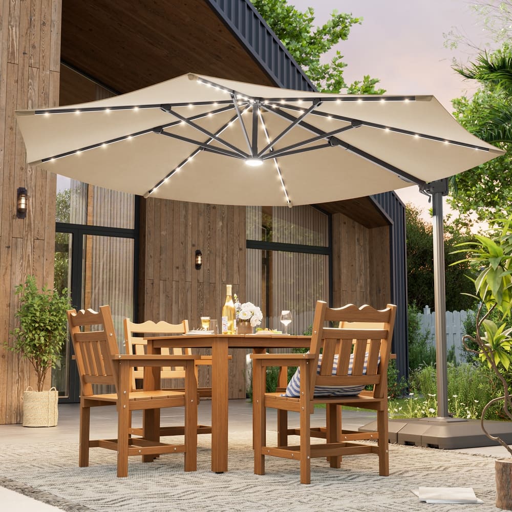 Outdoor 10FT LED Patio umbrella for Garden