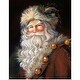 preview thumbnail 7 of 26, "Father Christmas" Traditional Santa Winter Holiday Poster Print