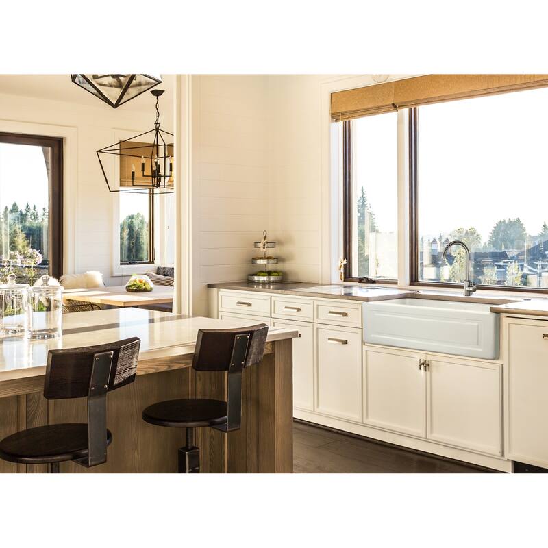 Transolid KF-FUSH302010 Versailles 30" Farmhouse Single Basin Fireclay