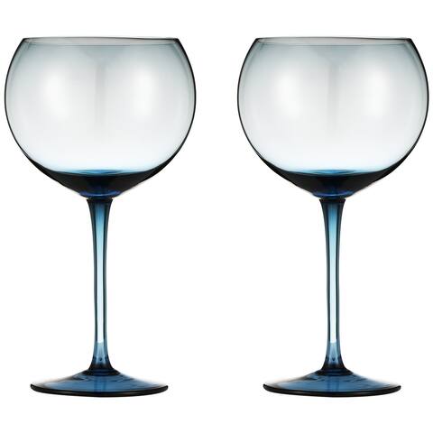 Berkware Set of 2 Sparkling Colored Glasses