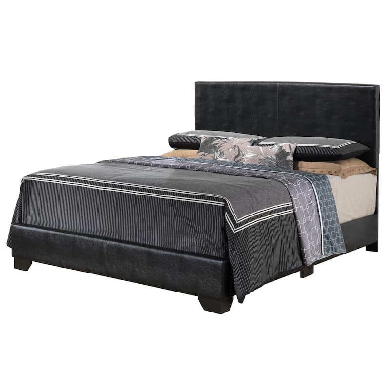 Aaron Faux Leather Bed