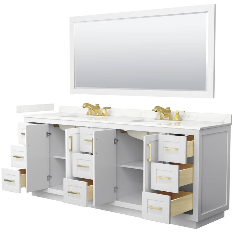 Wyndham Collection WCF292984D-QTZ-US3M70 Miranda 84" Free Standing