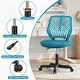 preview thumbnail 30 of 30, Yaheetech Adjustable Armless Office Chair Swivel Computer Study Chair