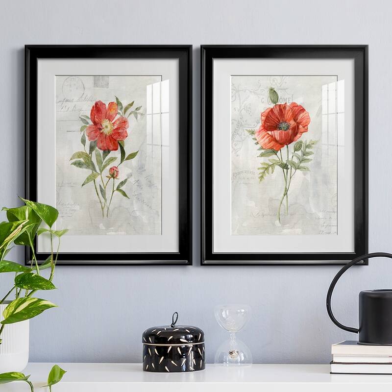 Linen Peony Premium Framed Print - Ready to Hang