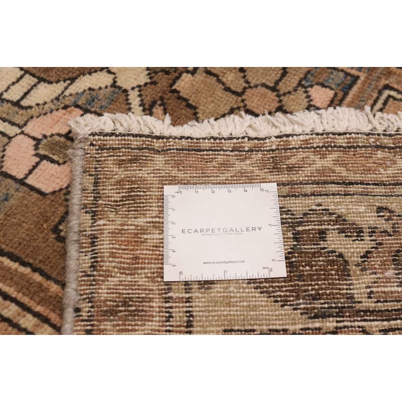 ECARPETGALLERY Hand-knotted Antalya Vintage Brown Wool Rug - 5'5 x 9'8