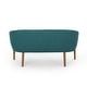 preview thumbnail 23 of 26, Galena Mid-century Modern Glam Loveseat by Christopher Knight Home
