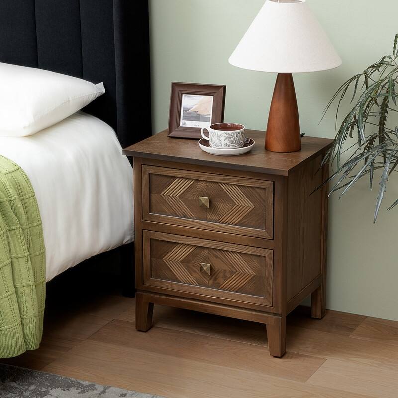 Mid-Century Modern Nightstand with Drawer