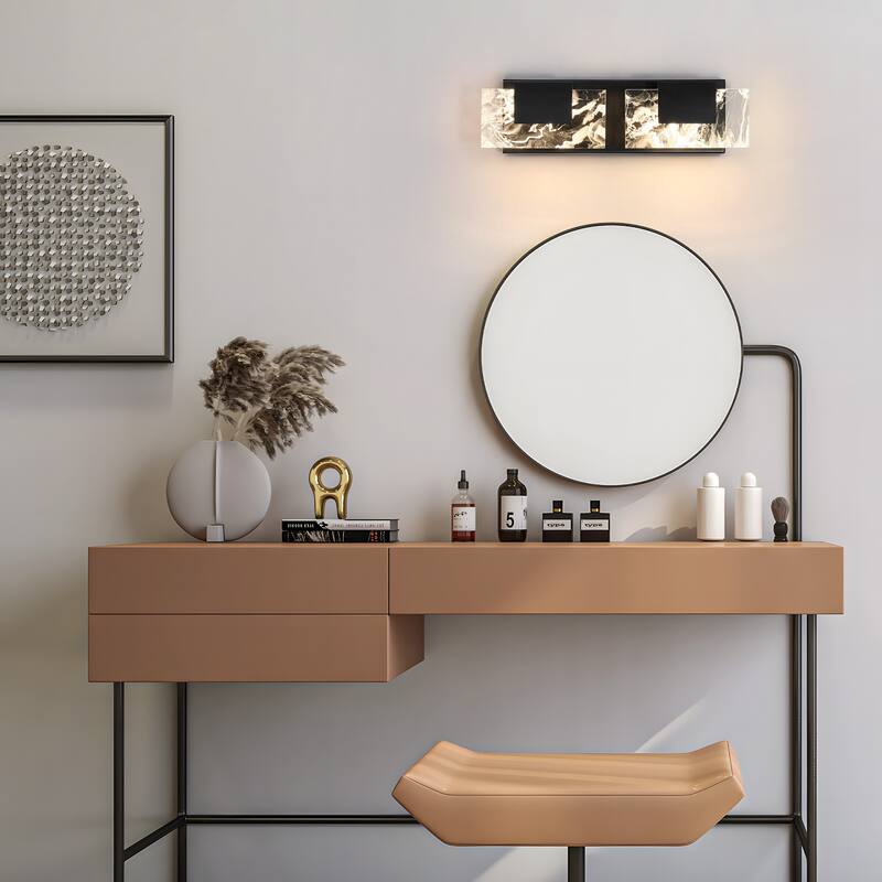 Modern Bathroom Vanity Light LED Dimmable Wall Sconce with UL Certified - 16 inches and above
