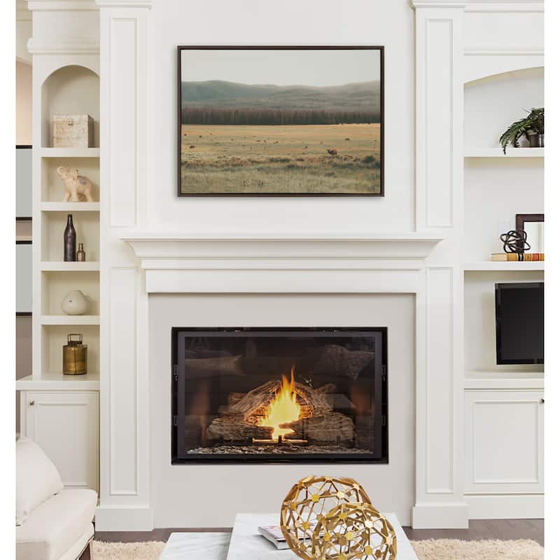 Kate and Laurel Sylvie AA On The Range Framed Canvas by Alicia Abla