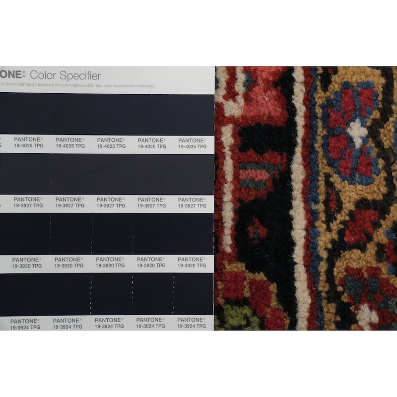 Hand Knotted Oriental 100% Wool Carpet Traditional Medallion Oranges & Rust Heriz (serapi) Area Rug - 11' 11'' X 8' 11''
