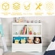 preview thumbnail 3 of 3, Costway Children's Multi-Functional Bookcase Toy Storage Bin Kids
