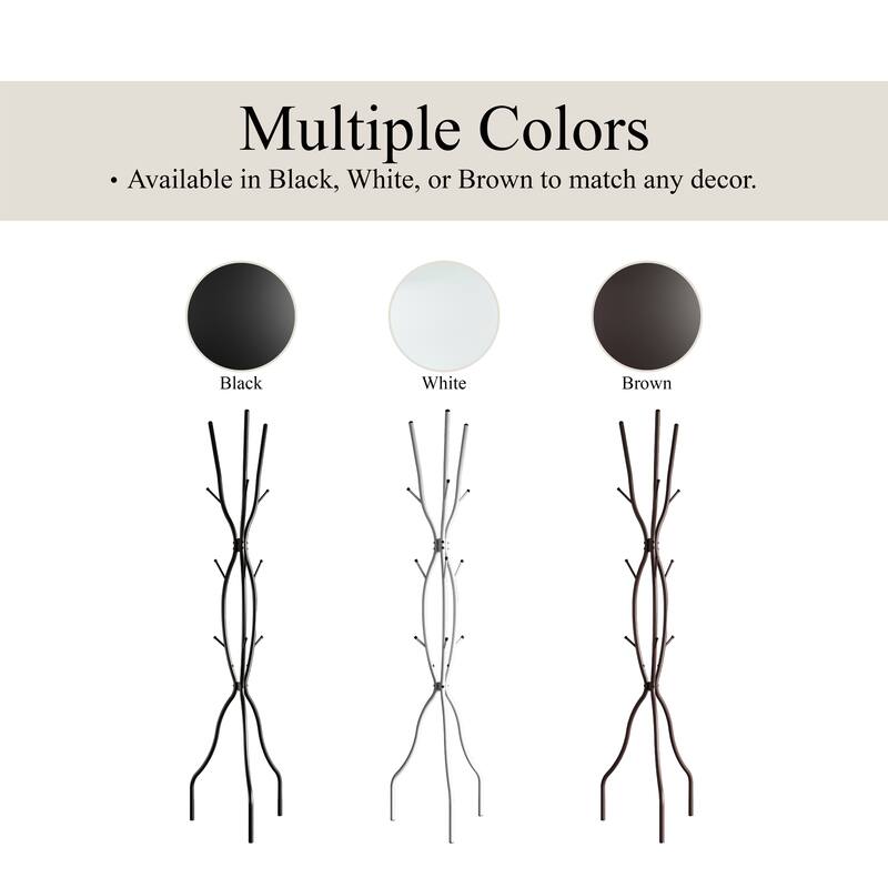 CraftPorch Modern Freestanding Metal Coat Rack - N/A