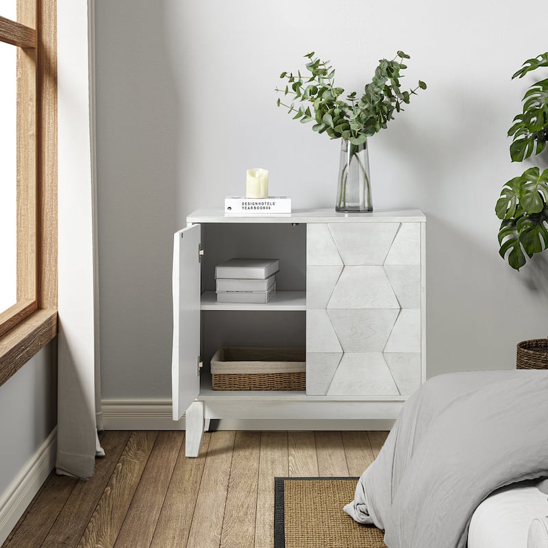 Martina Modern 2-door Ample Storage Cabinet With Adjustable Shelves By HULALA HOME