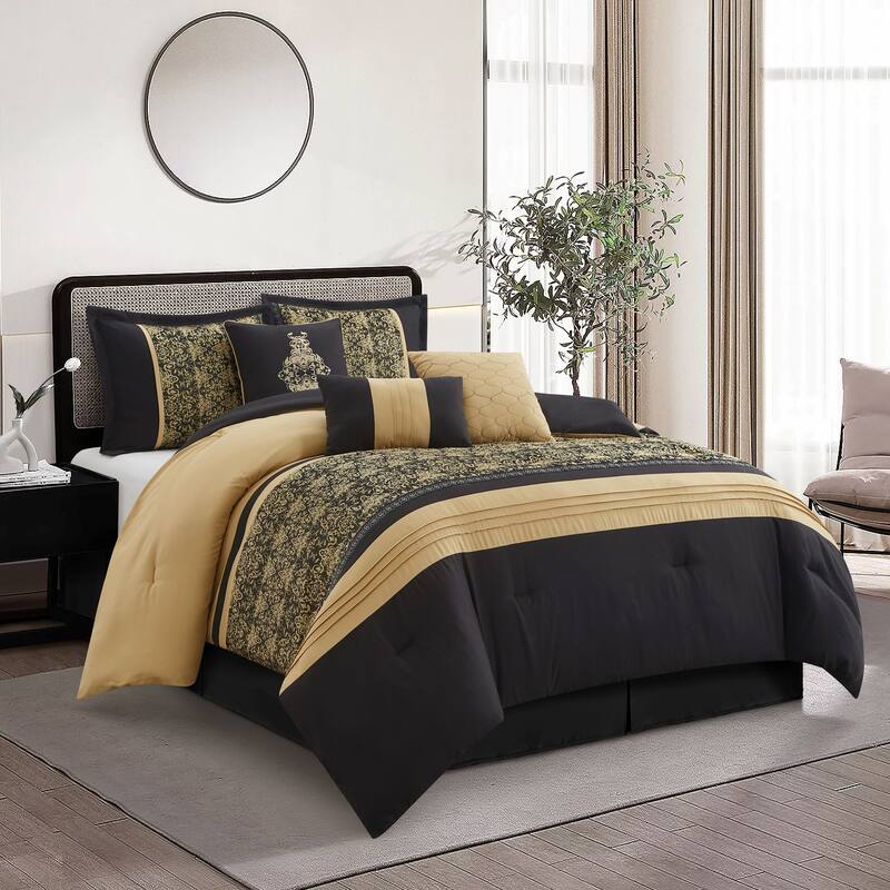 Nanshing Shelly 7 Piece Transitional Comforter Set