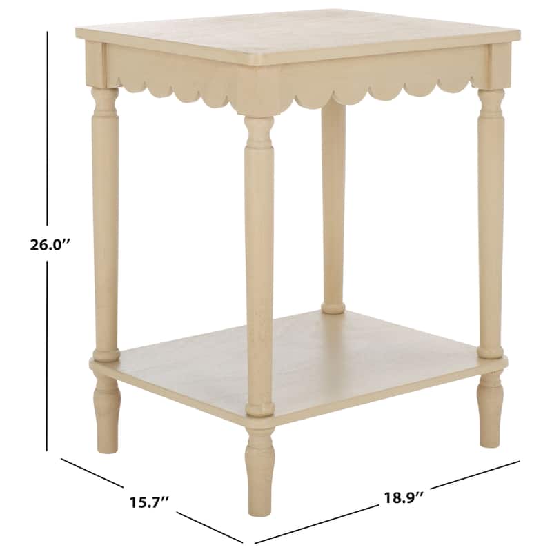 SAFAVIEH Haven Farmhouse Accent Table - 20"W x 16"D x 24"H