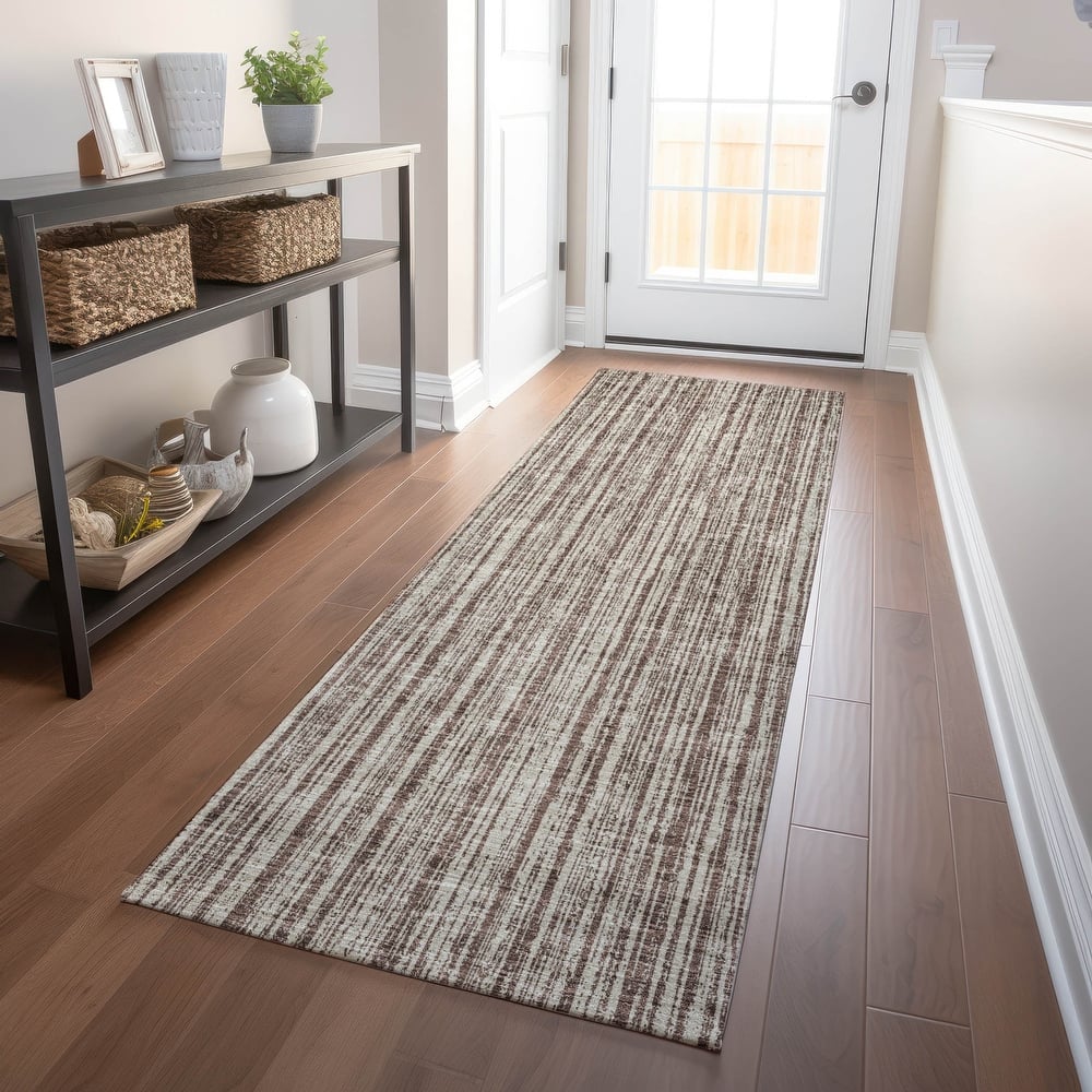 Premium Washable Super Soft Striped Mayfield Rug