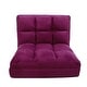preview thumbnail 49 of 58, Loungie Microsuede 5-position Convertible Flip Chair/ Sleeper