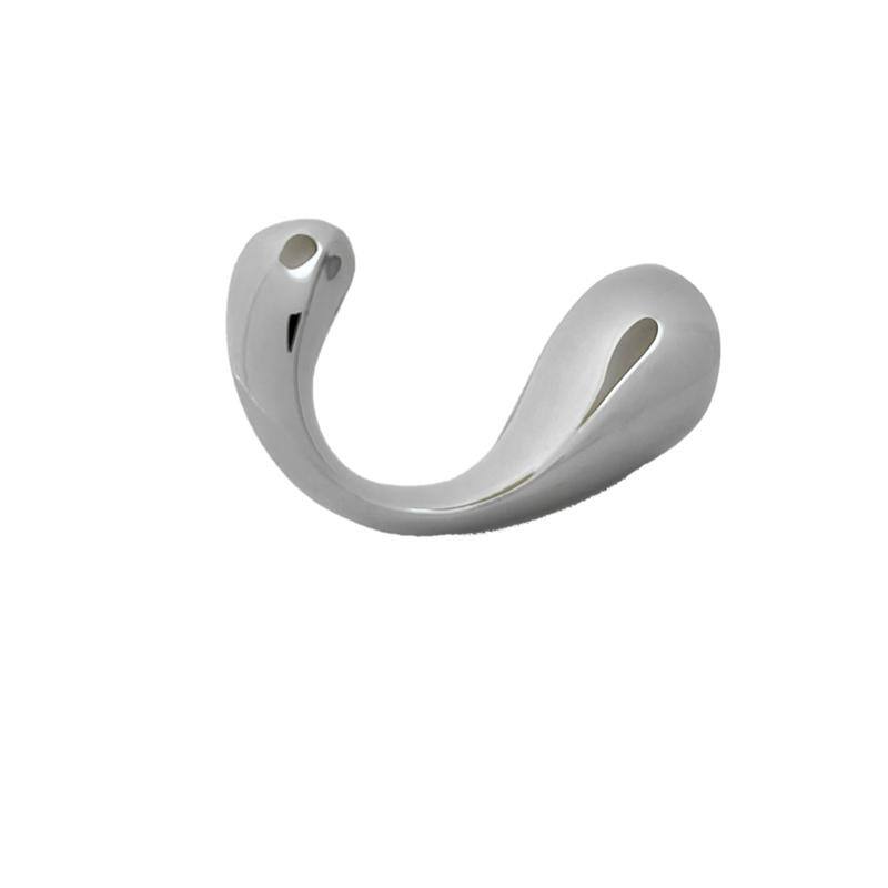 Ample Decor Curtain Tieback Hooks for Curtains - Silver (2 Pack)