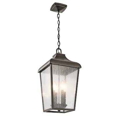 Kichler Forestdale 10" Wide 4 Light Outdoor Lantern Pendant