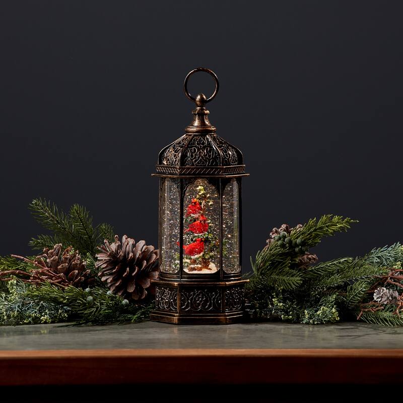 Snow Globe w/Cardinals