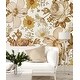 Yellow Flowers Wallpaper - On Sale - Bed Bath & Beyond - 35647329
