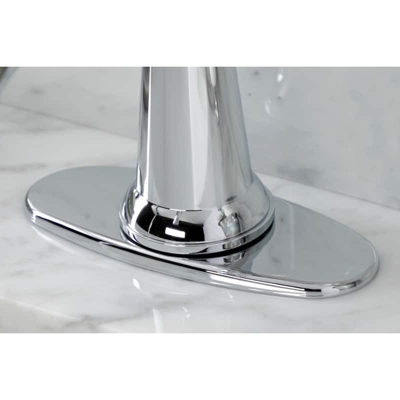 Nautical Single-Handle Bathroom Faucet with Push Pop-Up