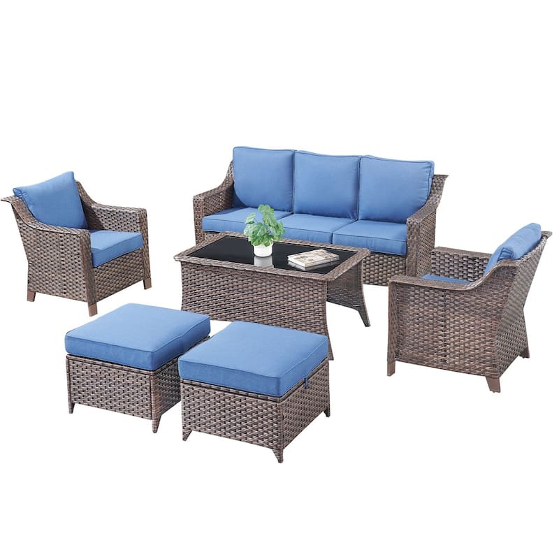 Outside Patio Sofa Chair with Cushions