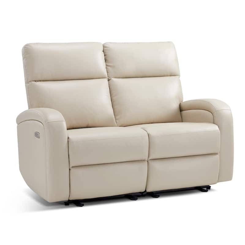 Zero Wall Recliner Loveseat with USB & Type-C Dual Ports, for Small Space, Living Room