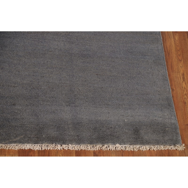 Contemporary Gabbeh Oriental Area Rug Handmade Wool Carpet - 6'9" x 9'9"