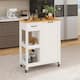 Option White-13 Gallon Trash Bin