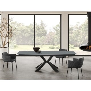 Icon motorized dining table with black base - Bed Bath & Beyond - 42619628