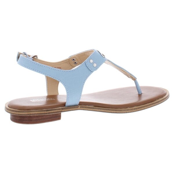 mk plate flat thong sandals