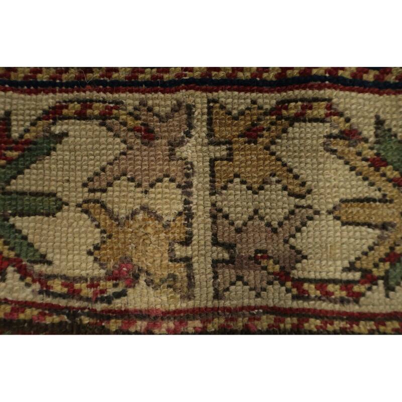 Hand Knotted Oriental 100% Wool Carpet Traditional Tribal Red Kazak Area Rug - 5' 6'' X 3' 3''