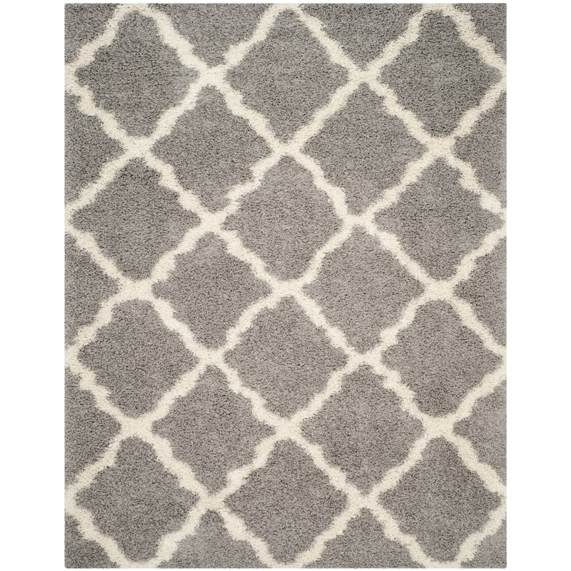 SAFAVIEH Dallas Shag Hacer Trellis 1.5-inch Thick Rug