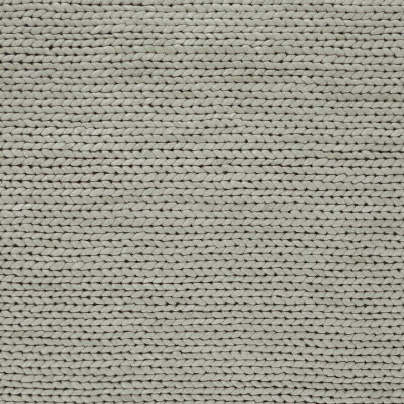 Hand Woven Yale Contemporary Solid Braided New Zealand Wool Area Rug