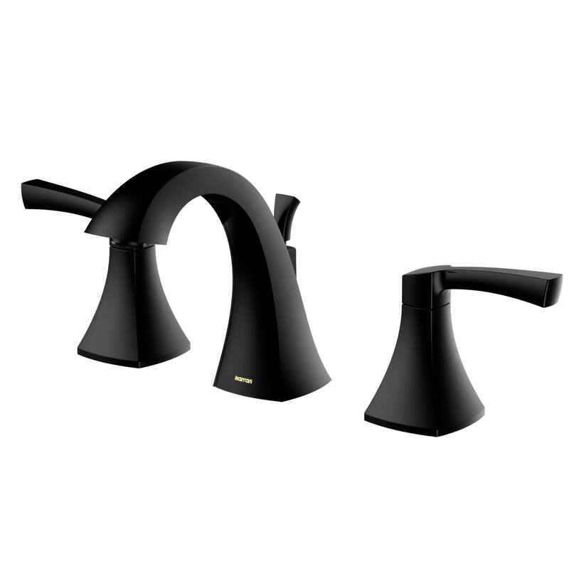 Karran Randburg KBF524 2-Handle Three Hole Widespread Bathroom Faucet with Matching Pop-up Drain