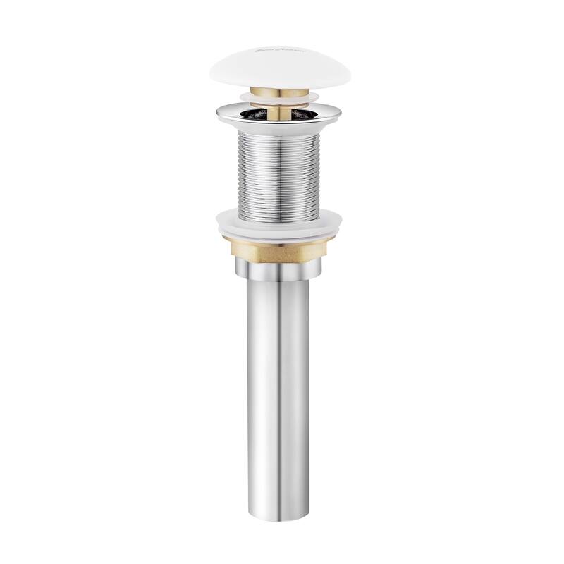 Ceramic Pop Up Drains W/O Overflow In White - 8.87" x 2.87" 2.75"