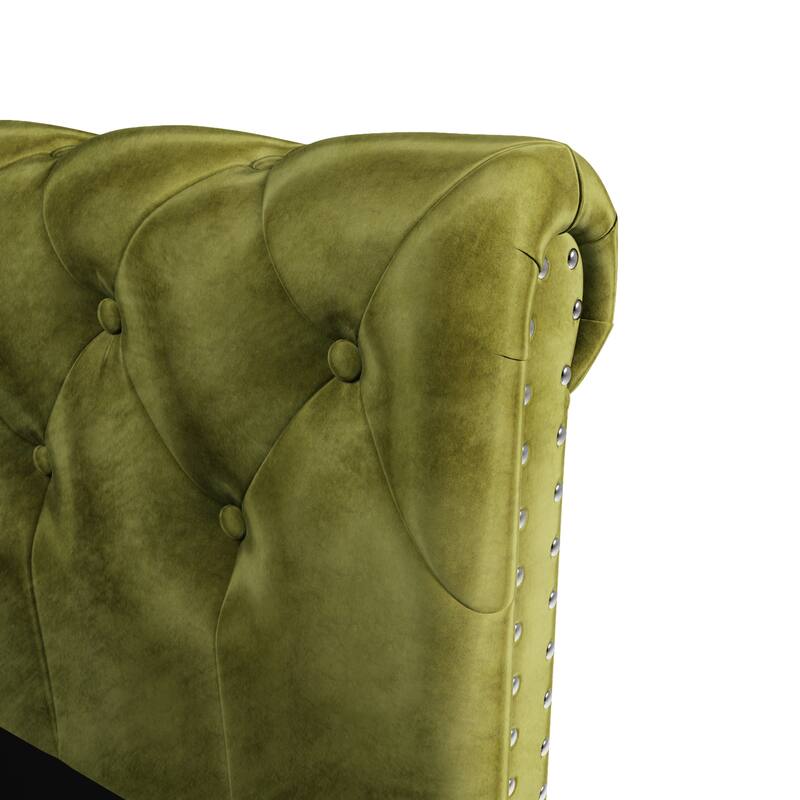 Christopher Knight Home - Augusta Velvet Upholstered Tufted Daybed with Trundle Design