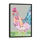 preview thumbnail 1 of 7, iCanvas "Cluck Norris" by Kait Roberts Framed Black - 40x26